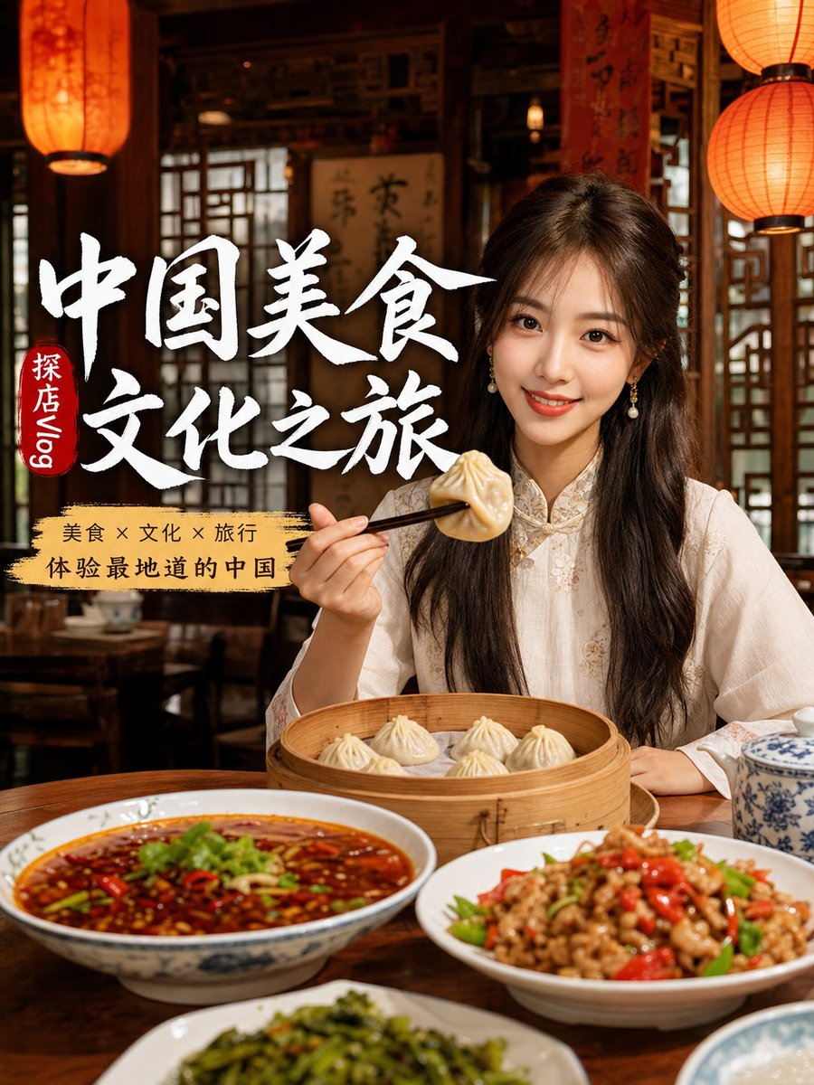 蘑菇视频美食视频中国美食文化探店